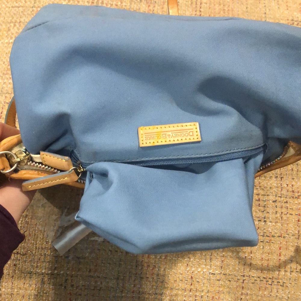 DOONEY BOURKE Rainbow Monogram Coated Canvas with Rainbow Zipper Mini Bag - Picture 14 of 15